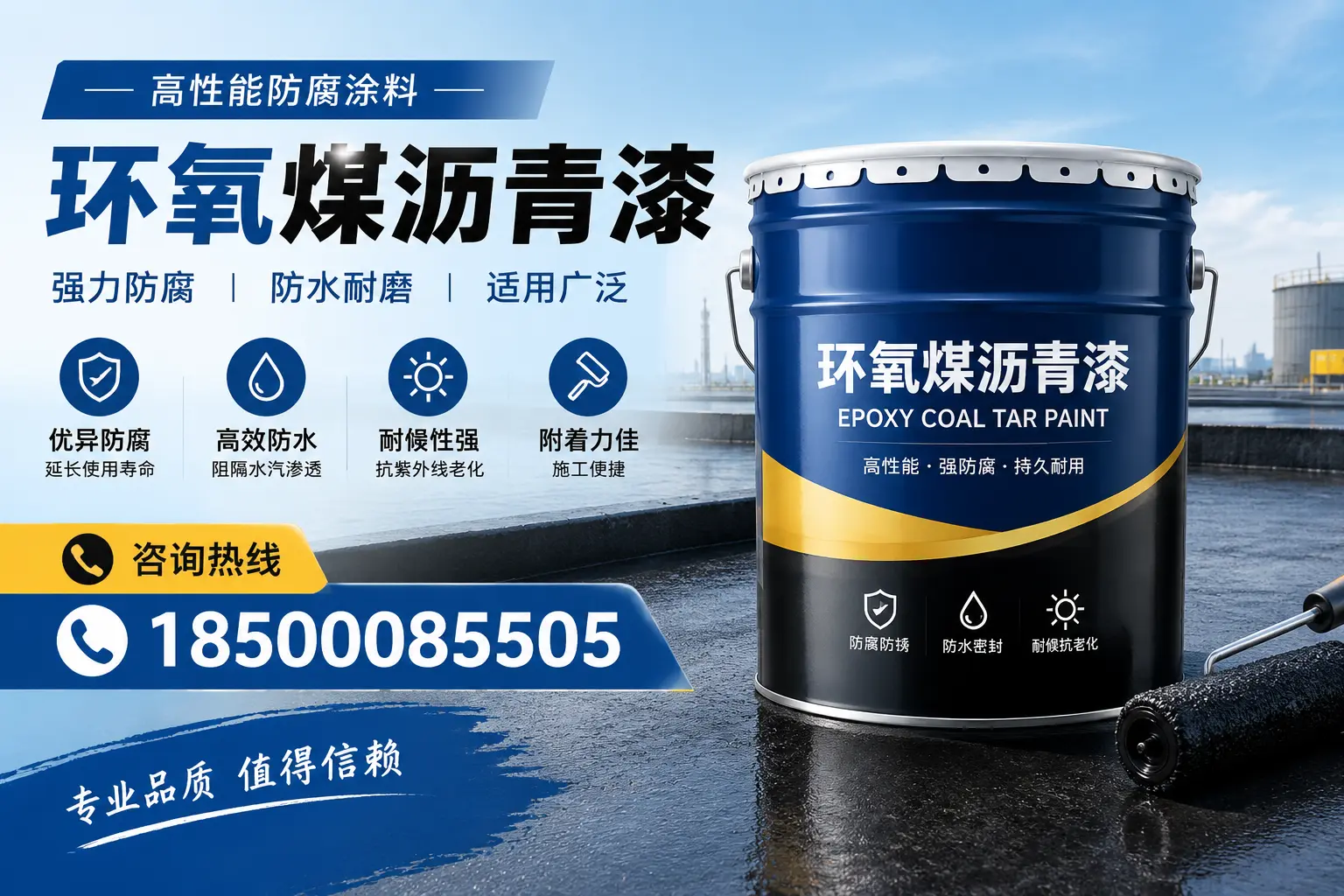 环氧煤沥青漆的主要成分与功能，延津用户深度了解