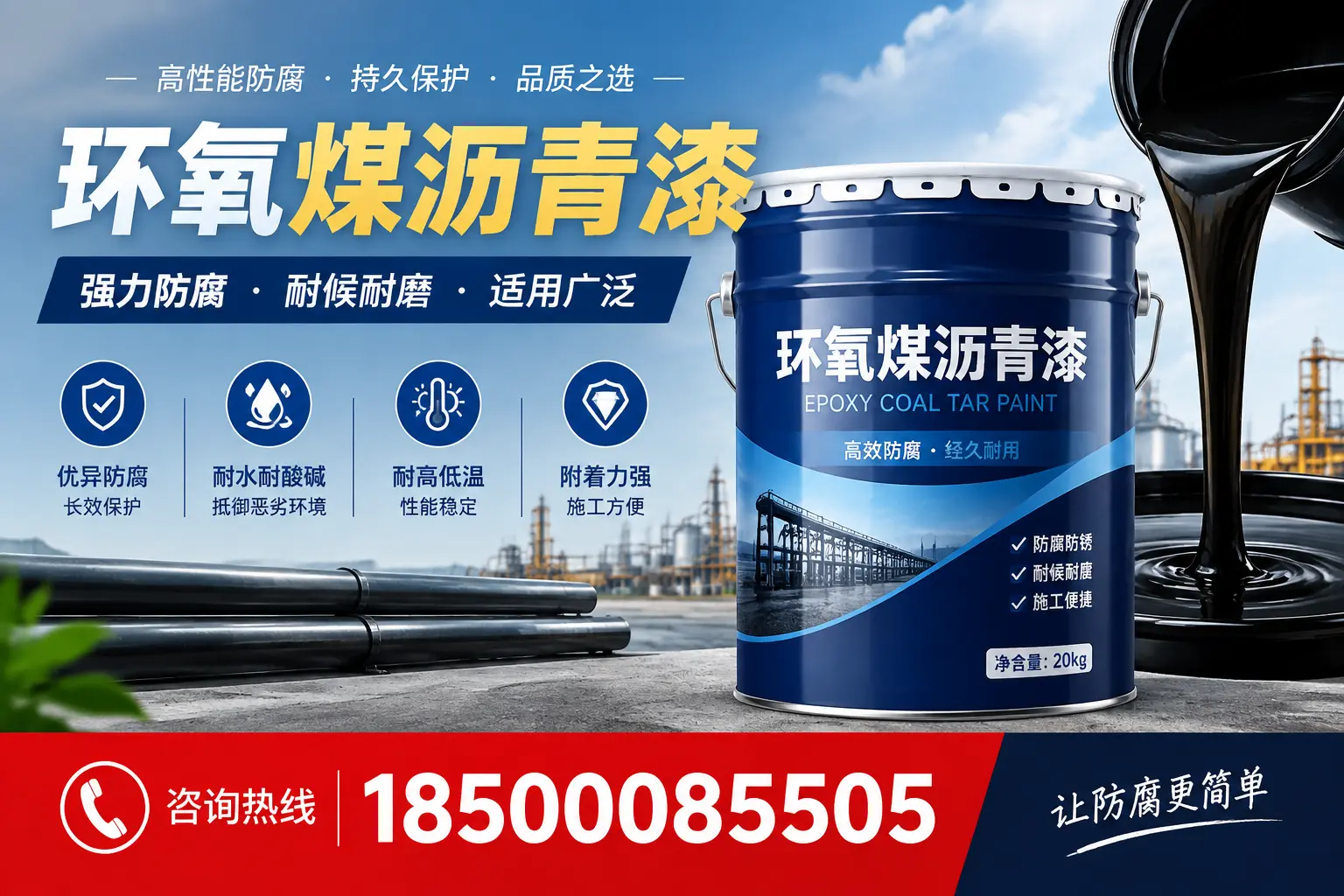 环氧煤沥青漆在不同气候条件下的表现分析，延津适用性